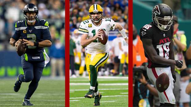 Russel Wilson, Aaron Rodgers, Calvin Ridley